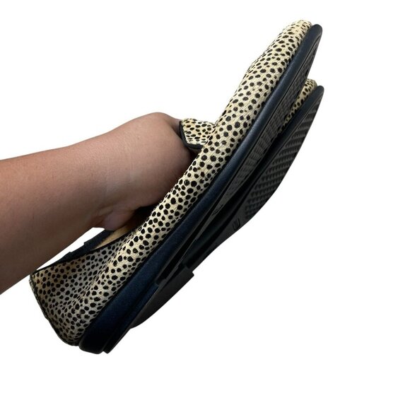 Aerosoles Betunia Slip-On Loafer with Memory Foam Spotted Tan Size 10 Cowhair - Picture 8 of 9